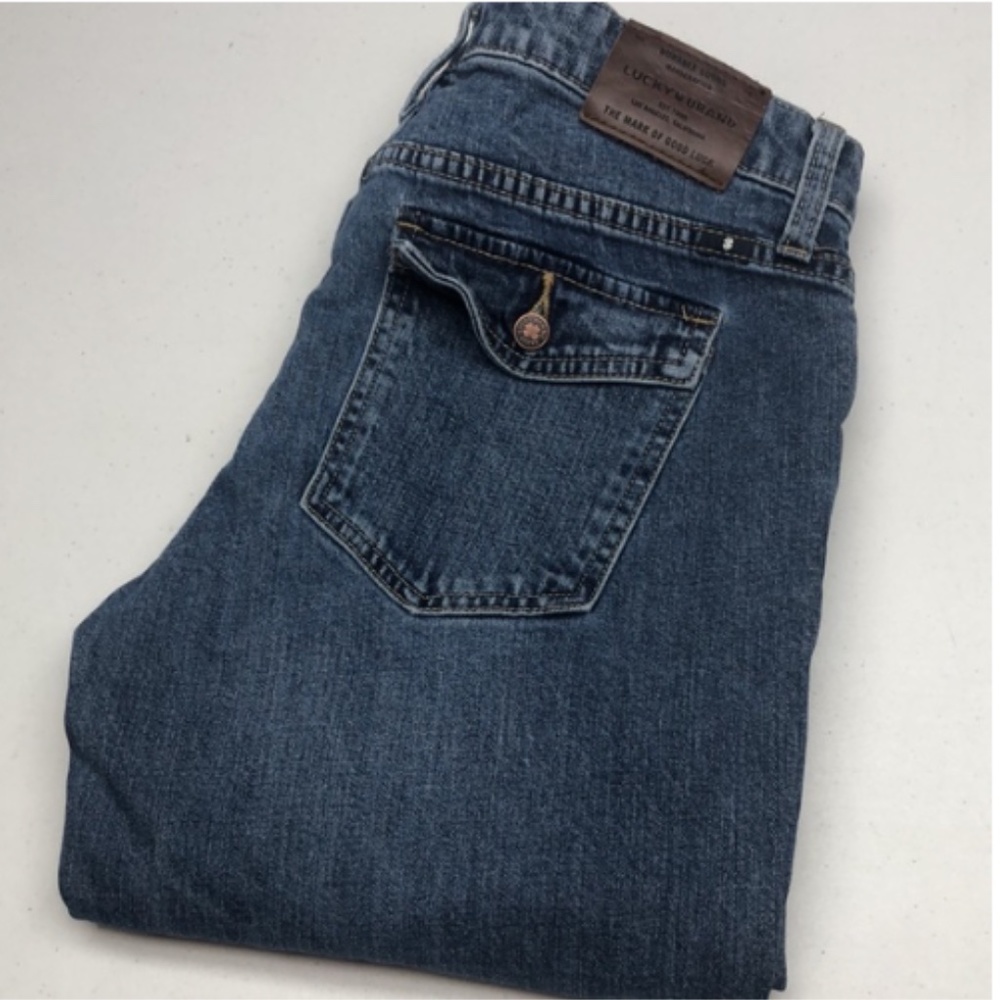 LIKE NEW LUCKY BRAND SWEET CROP JEANS 6/28x24 🍀